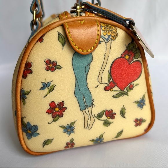 Dooney & Bourke Sailor Tattoo Girl Purse Y2K Rare Vintage Barrel Bag - Picture 9 of 16